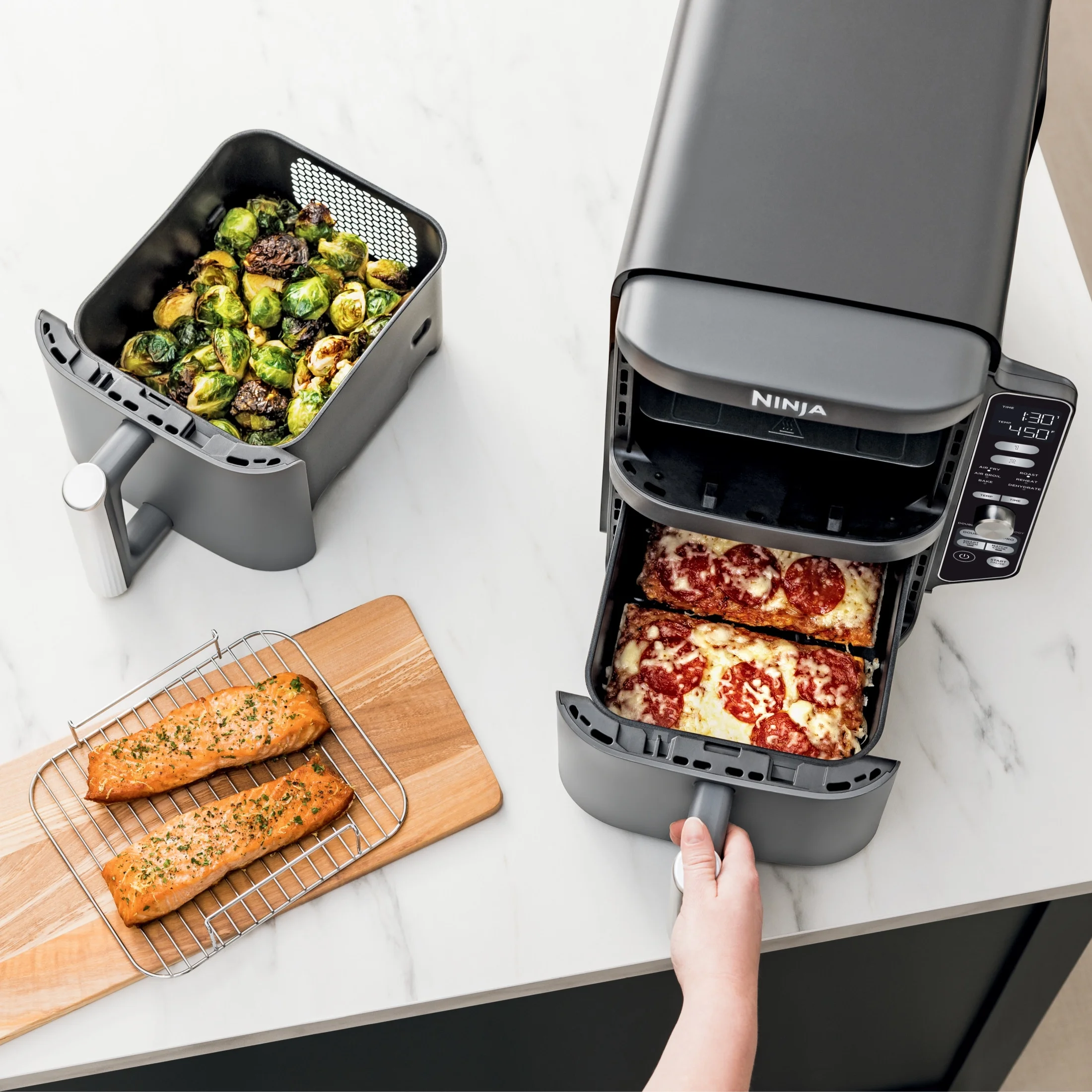 Ninja DoubleStack XL 10 QT 2-Basket Air Fryer - Image 24
