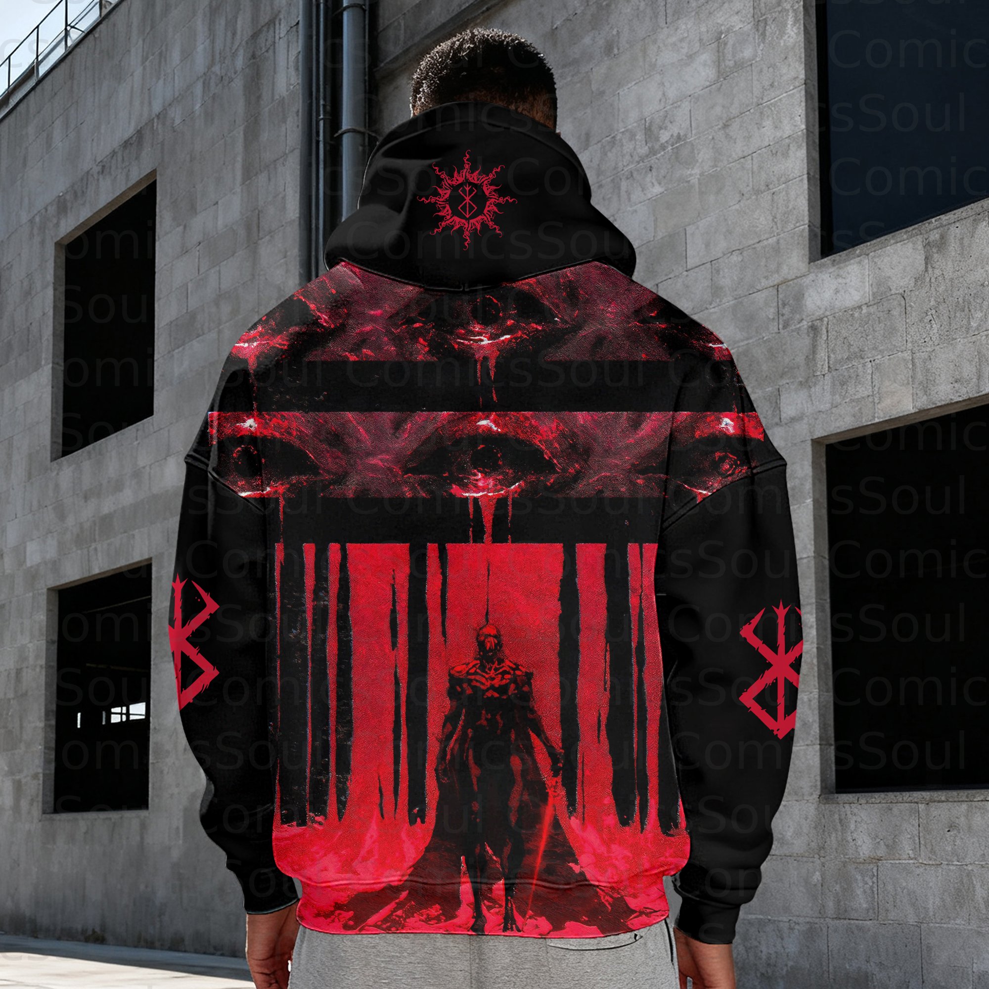 Unisex Graphic Streetwear Vintage Plush  Hoodie