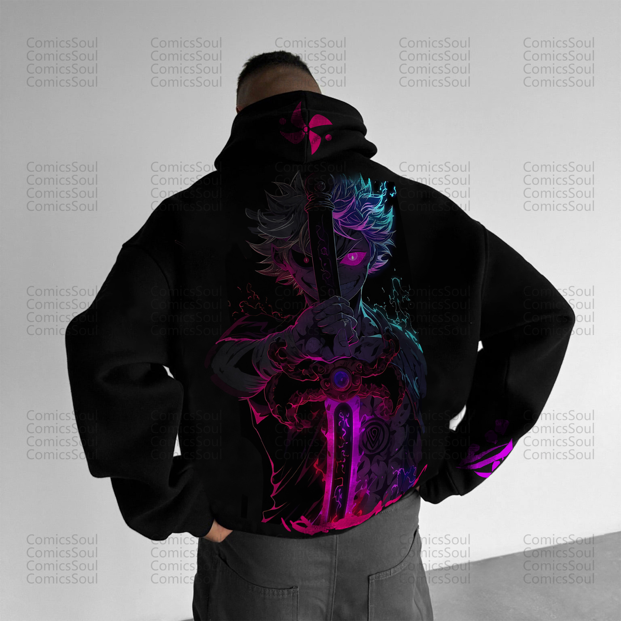 Unisex “ Comicssoul   ” Graphic Streetwear Vintage Hoodie