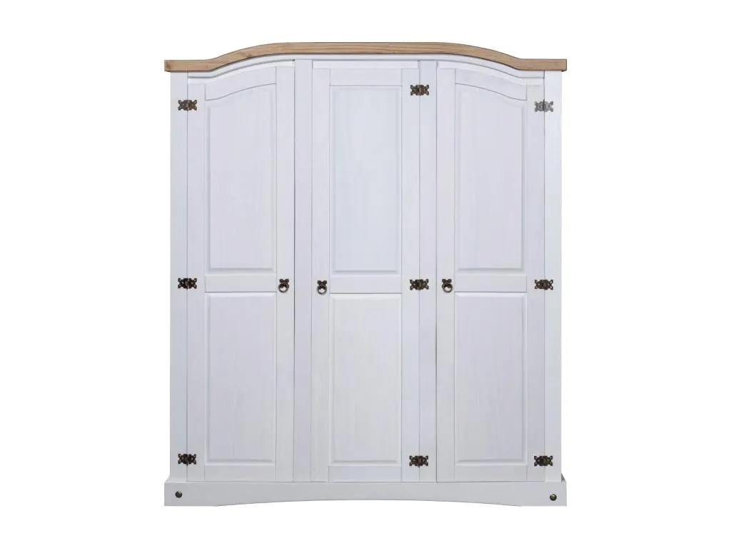 Armario Decocasaes Mexicano estilo Decocasaes blanco 3 puertas 70728hmvq