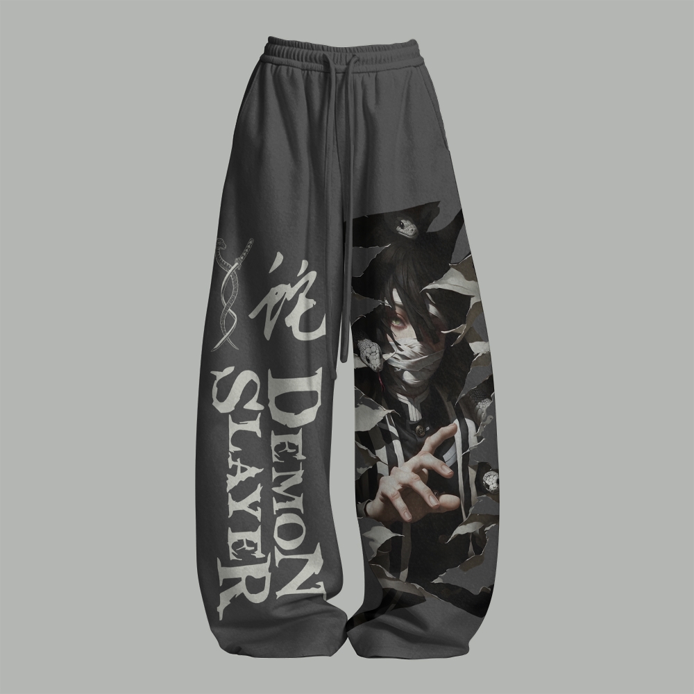 Demon Slayer Top & Elasticated Trousers Two-Piece Set