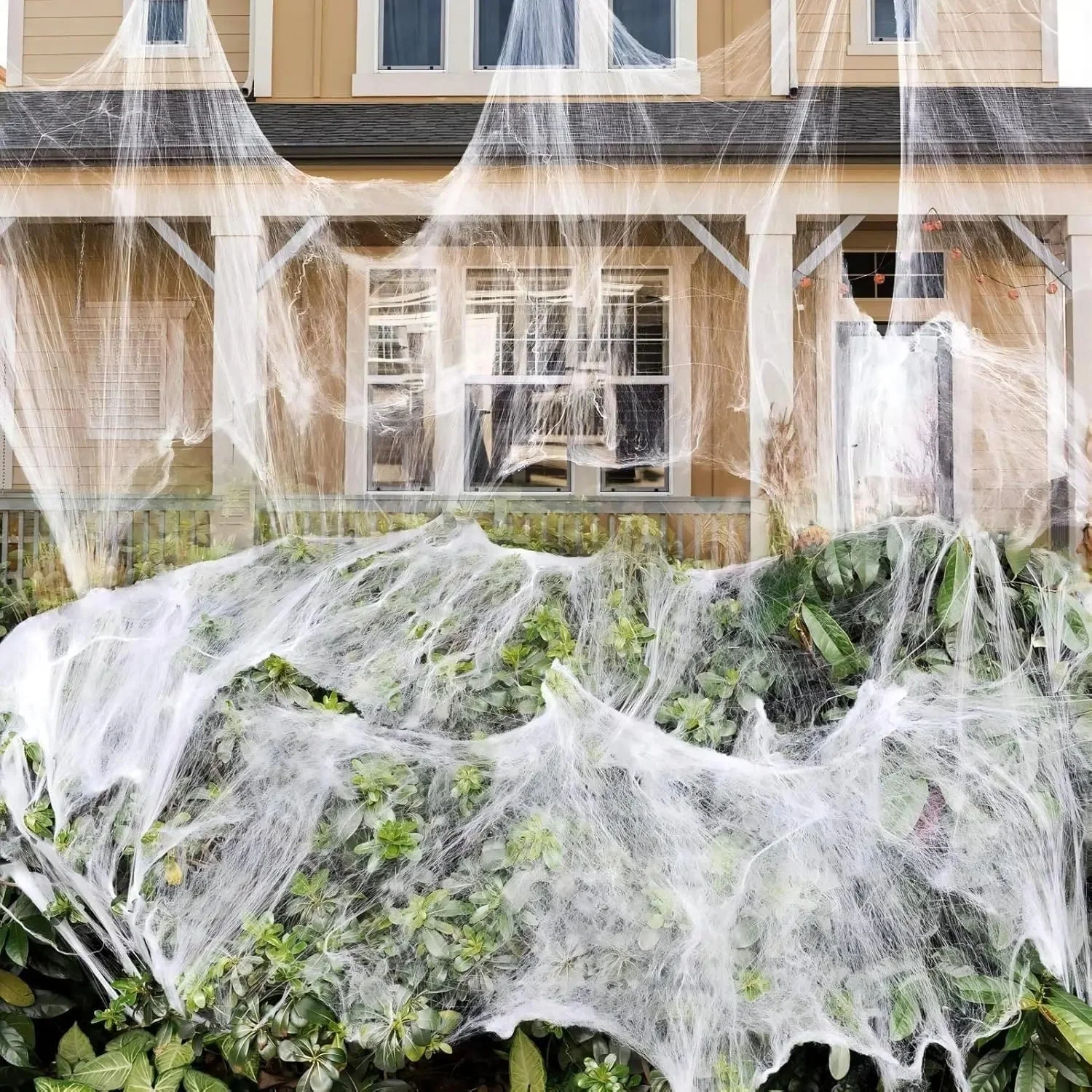 Halloween Decoration Outdoor Halloween Party Decor Spider Webs - Image 2 Halloween Decoration Outdoor Halloween Party Decor Spider Webs - Image 2