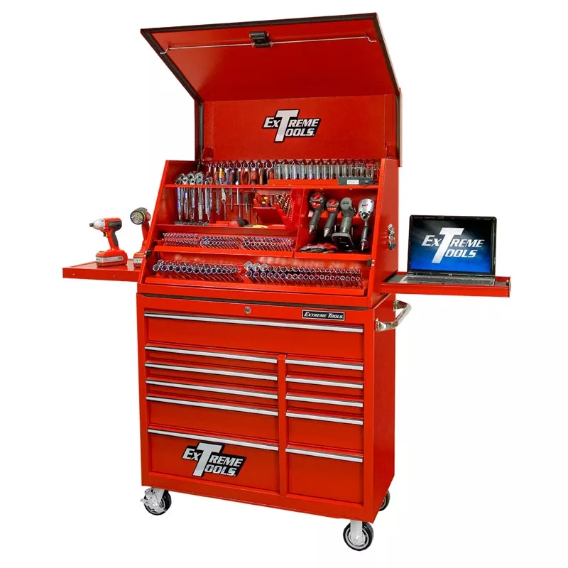 Extreme Tools 41" Deluxe Portable Workstation & Roller Cabinet Set