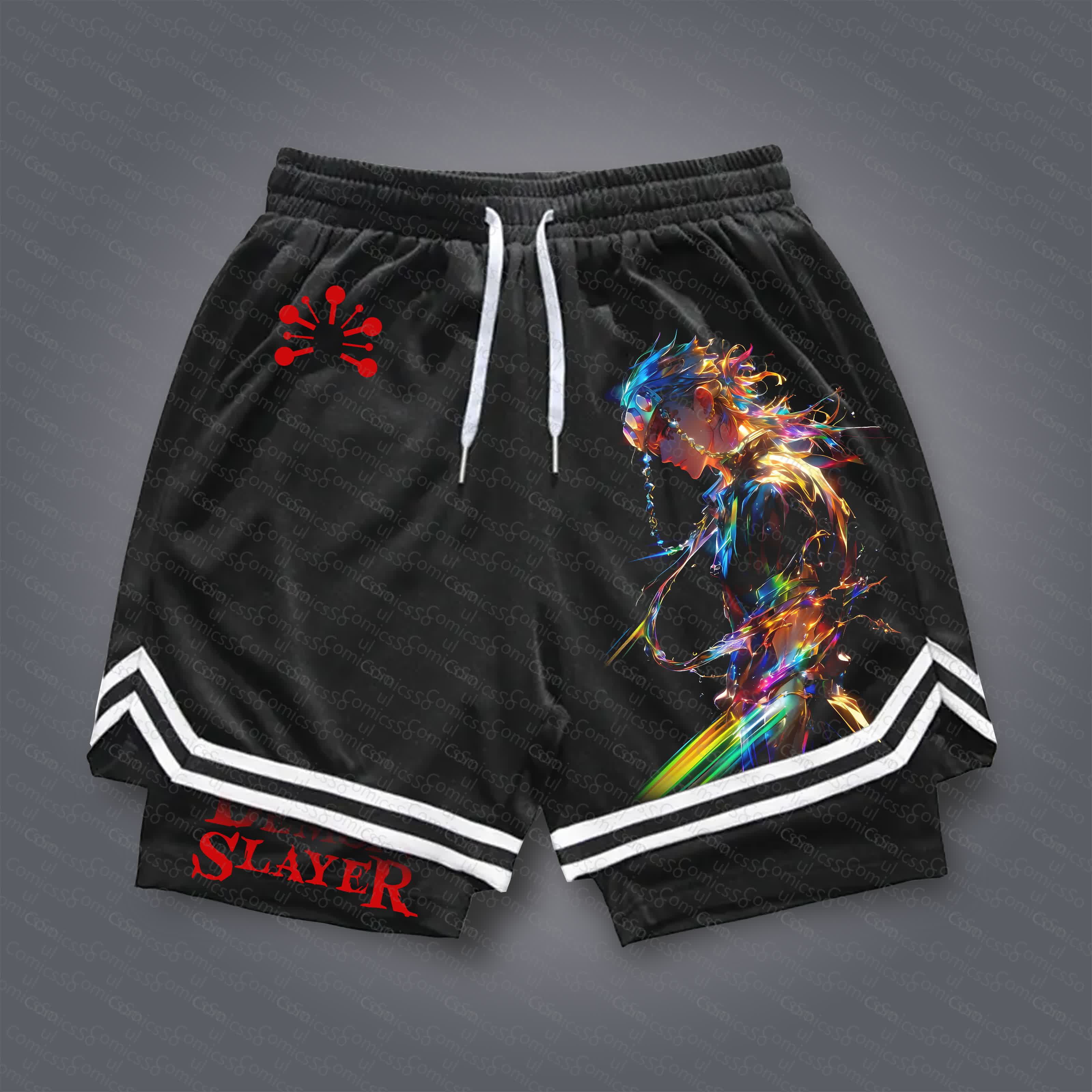 Unisex  “Comicssoul” Casual Anime Streetwear Shorts