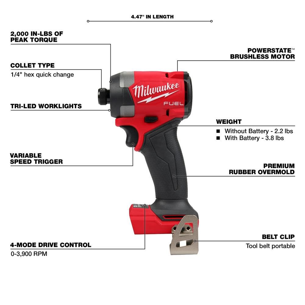 Milwaukee M18 FUEL 7 Tool Combo Kit