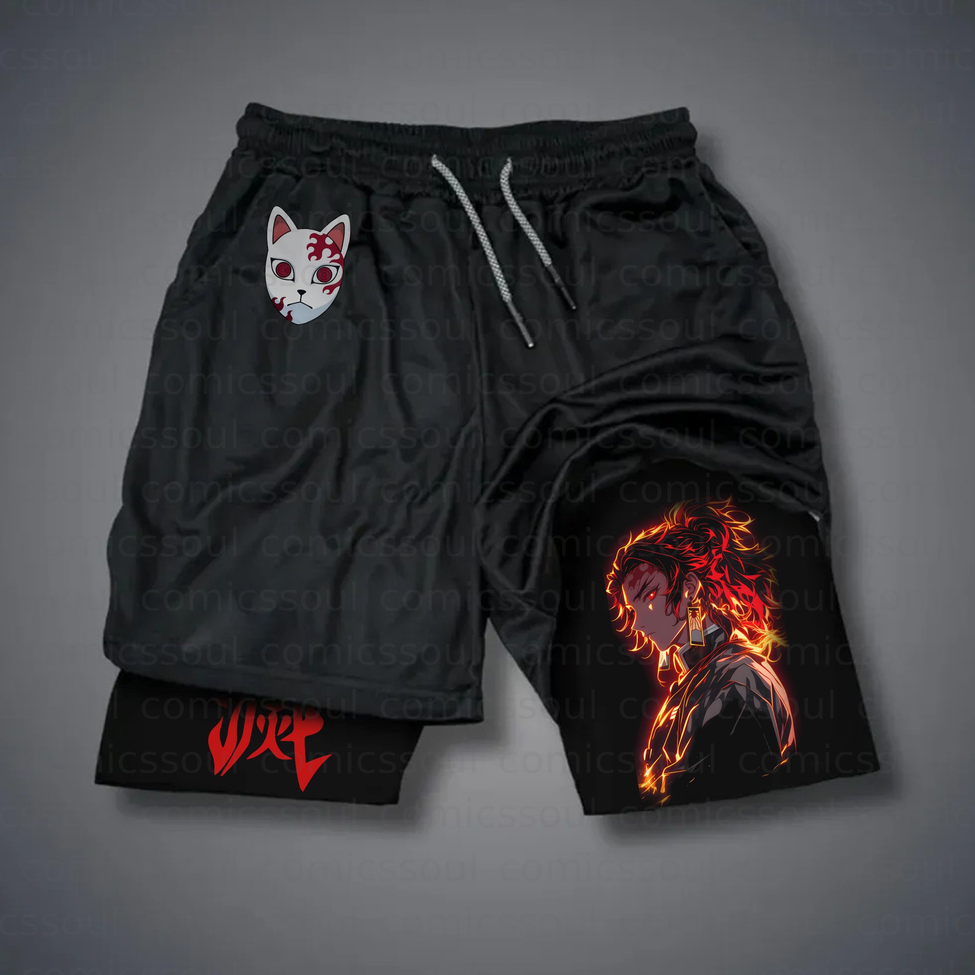 Unisex Casual Anime Streetwear Shorts 丨Comicssoul