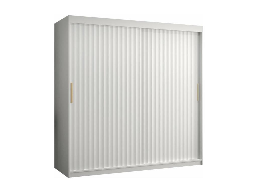 Armario Abodeia 335 - Blanco - 200x180x62cm - Puertas de armario Correderas