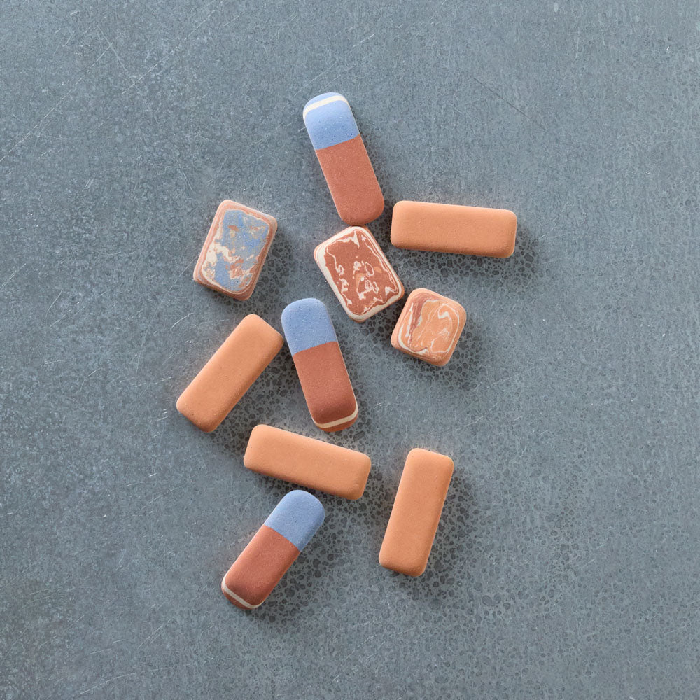Gomme Pebble - Bicolore