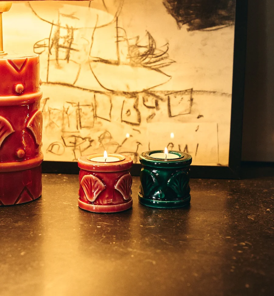 Laurel Shell Tealight Holder