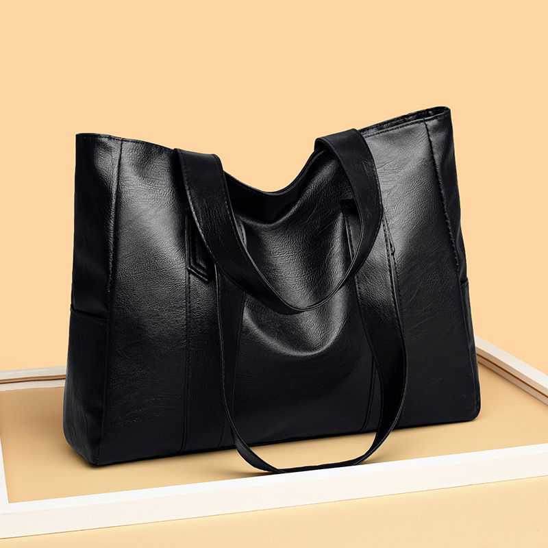 Large-capacity tote bag for women, 2025 new trendy high-end stylish versatile commuter handbag/shoulder bag