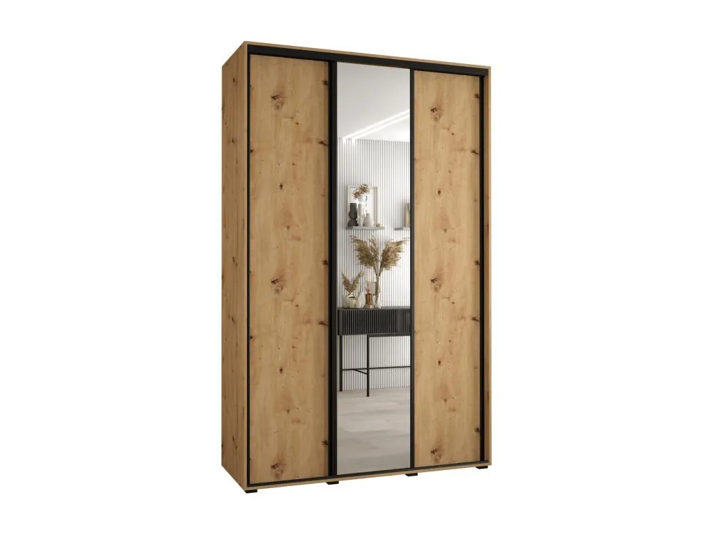 ARMARIO Casabellaes 3 DE PUERTAS CORREDERAS 235.2/160/60 3 puertas (Artisan/Artisan/Negro) 36079NZYC