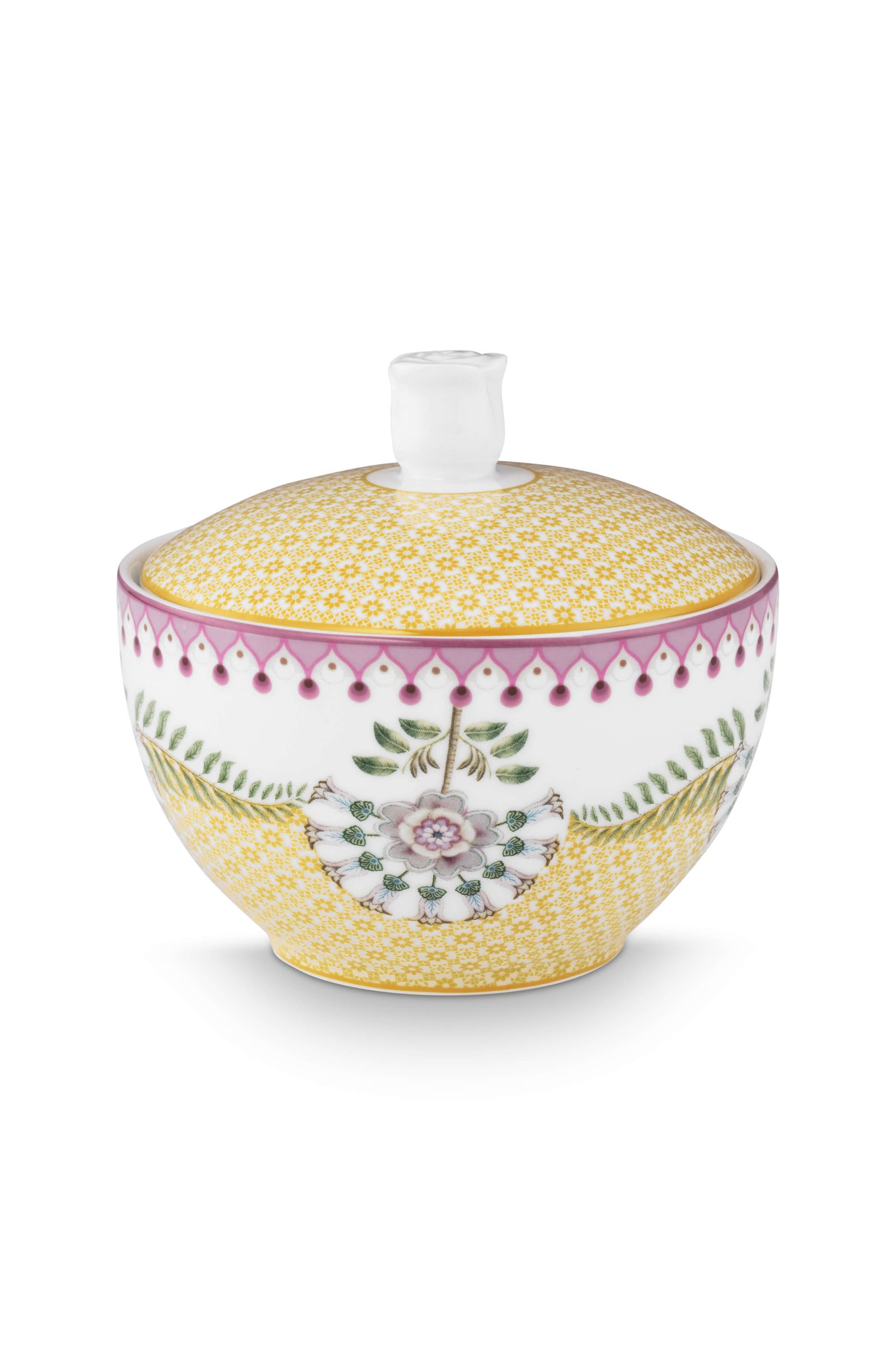 Sugar Bowl Lily&Lotus Tiles Yellow