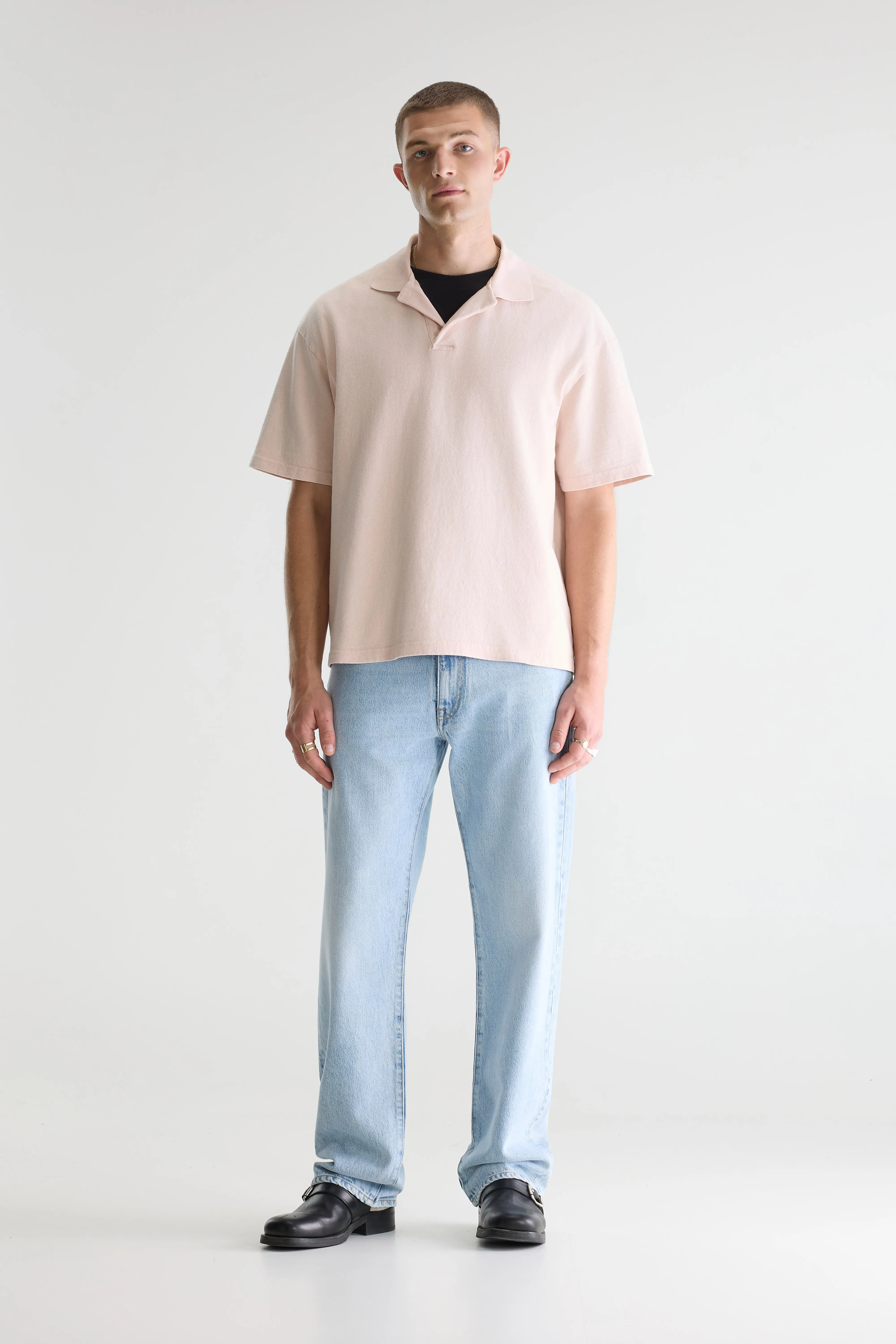 Bellerose Forst short-sleeve polo (261 / M / OLD PINK)