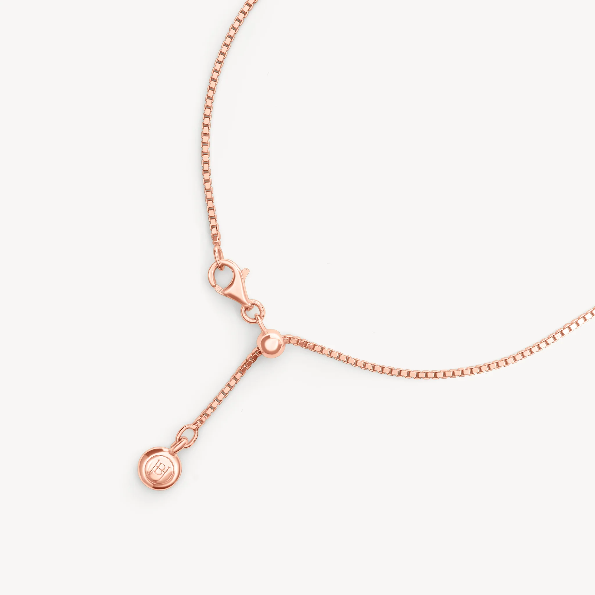 Box Chain Slider Necklace
