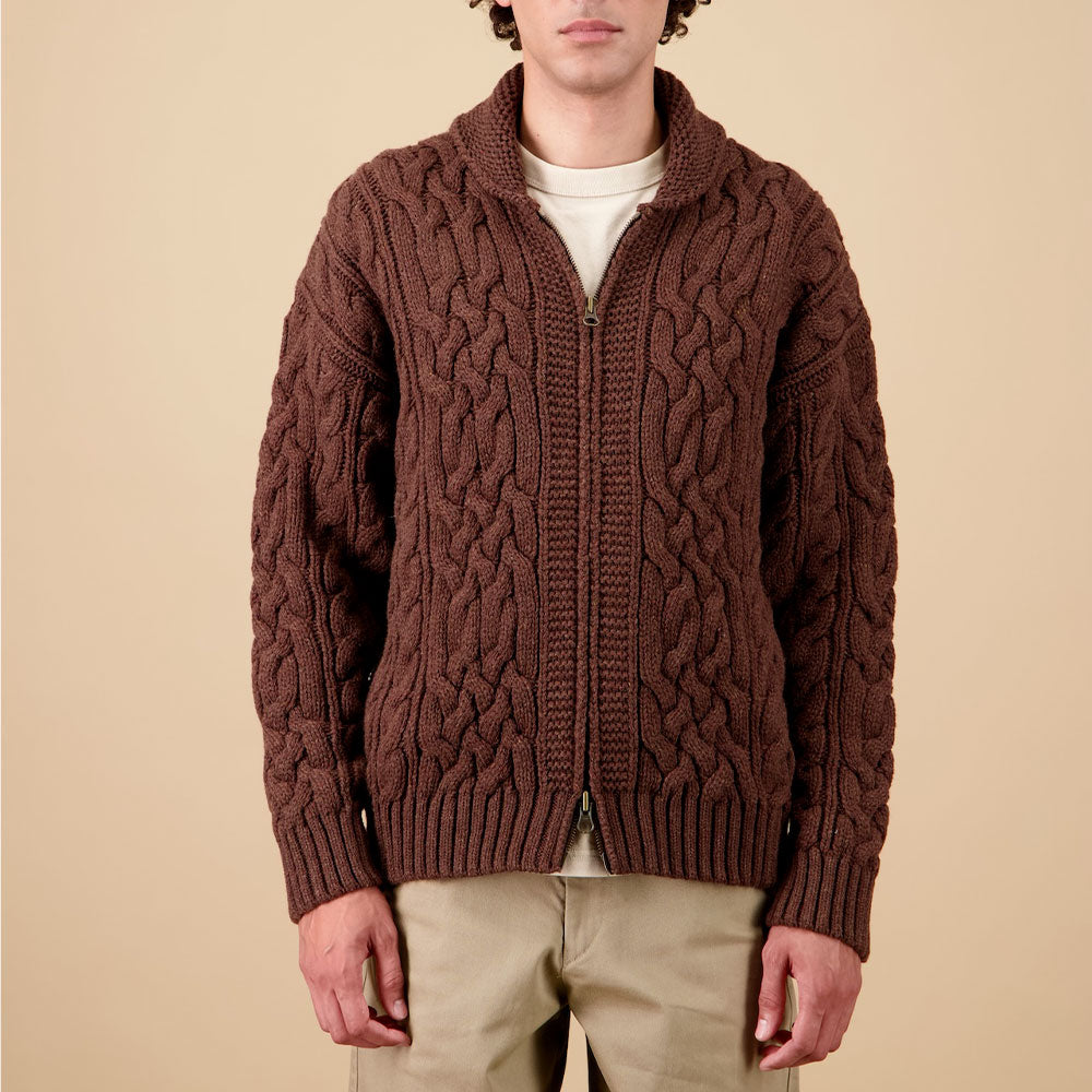 Nitto Knitwear - Cardigan Ohannes - Marron