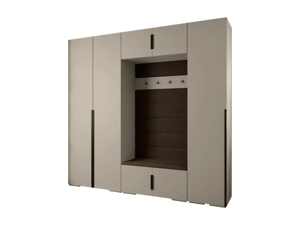Lluesmamuebles 4 armario con puertas batientes 236.7/250/47