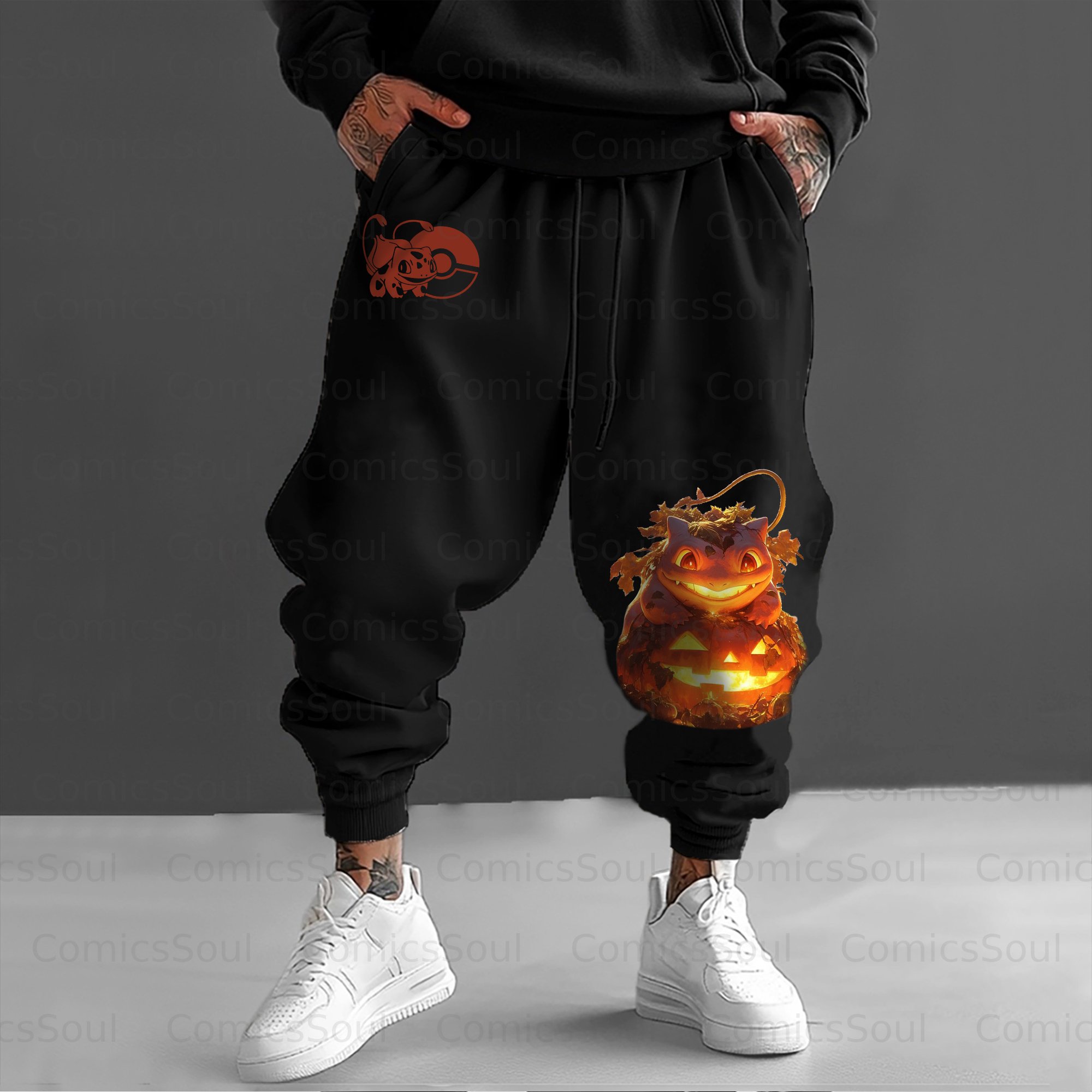 Unisex Halloween Anime Inspired Vintage Pants