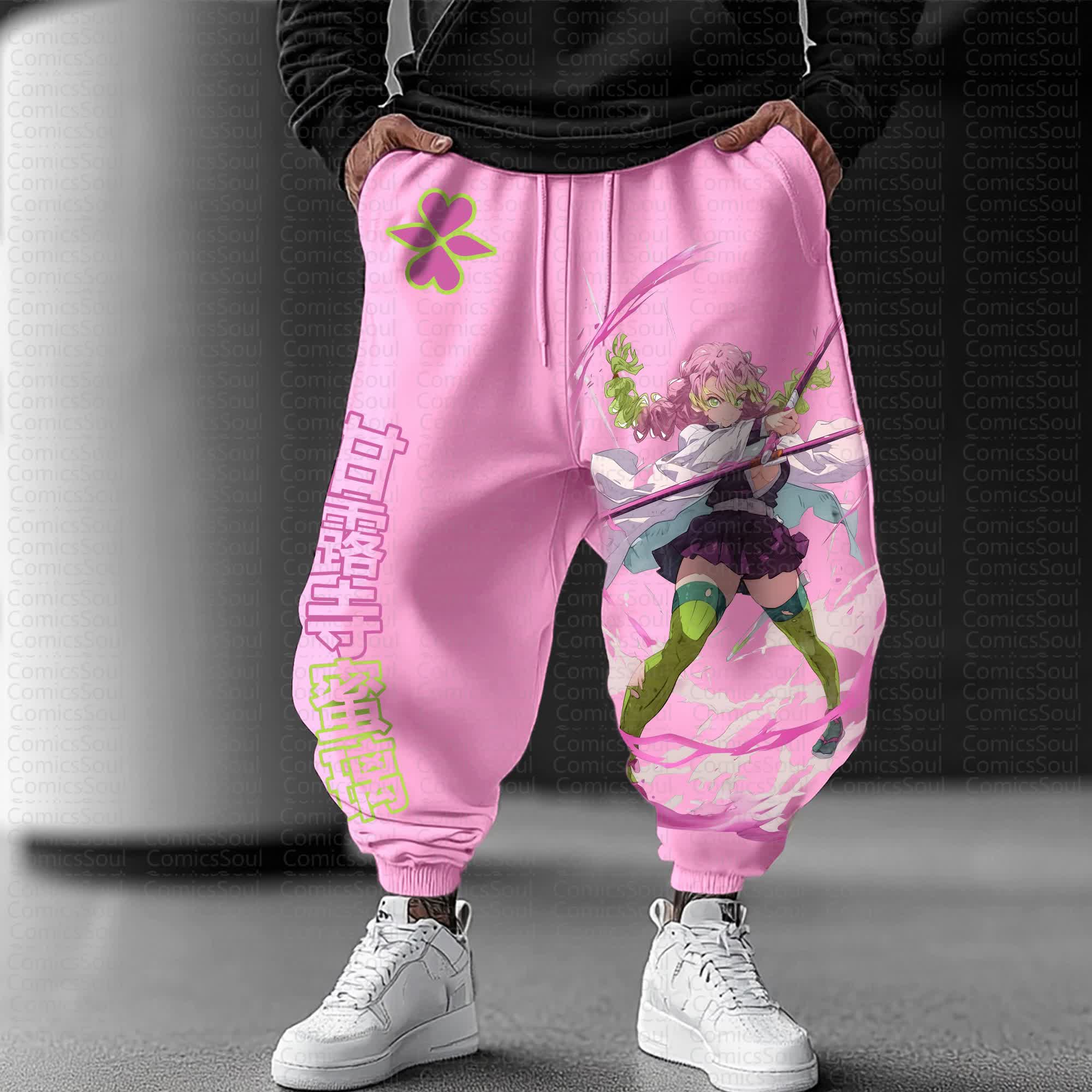 Unisex Anime Inspired Vintage Pants丨Comicssoul