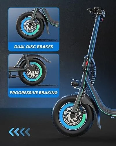 URBANMAX Electric Scooter With Seat, 450W Motor, 22 Miles Range, Black - C1 - Image 3 URBANMAX Electric Scooter With Seat, 450W Motor, 22 Miles Range, Black - C1 - Image 3