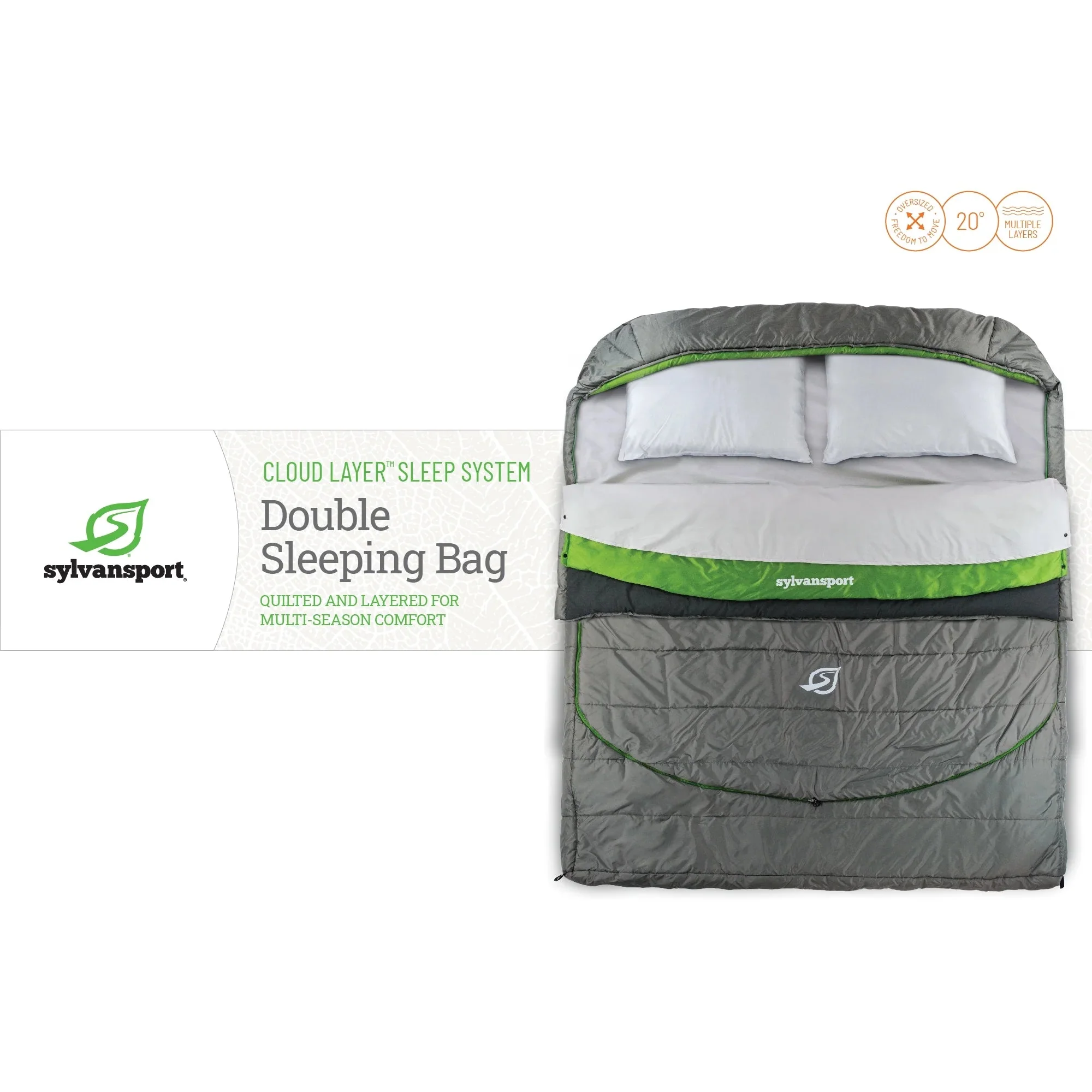 SylvanSport Cloud Layer Double Sleeping Bag - Image 11 SylvanSport Cloud Layer Double Sleeping Bag - Image 11