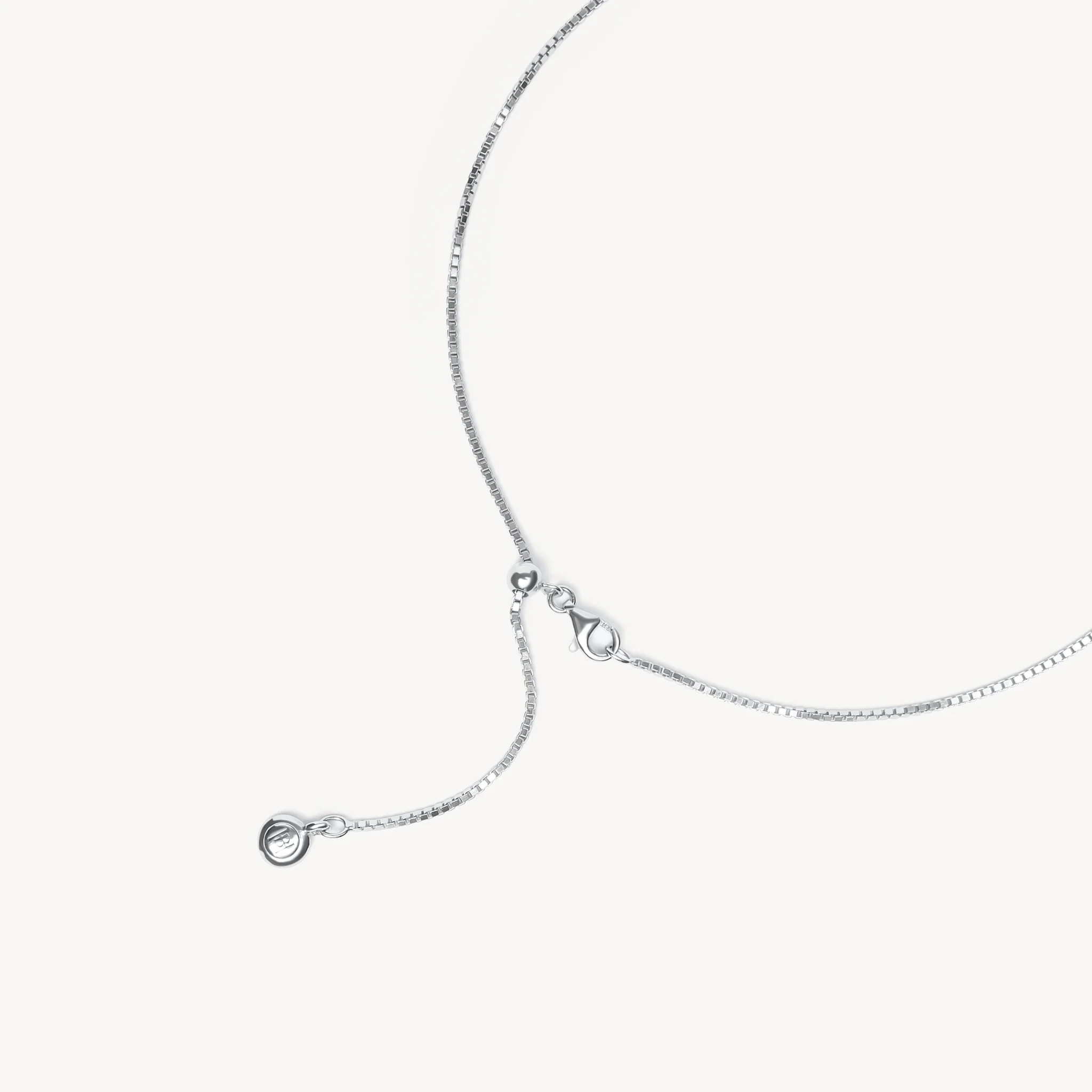 Box Chain Slider Necklace