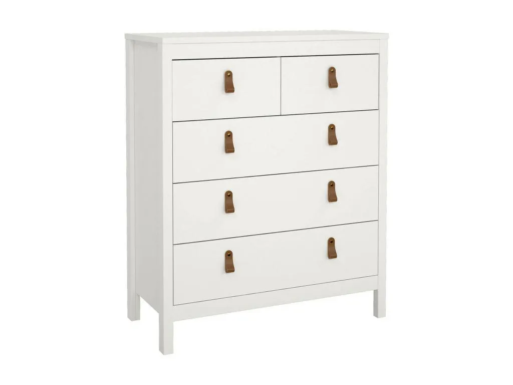 Cajonera Cosinor, cómoda multiusos, cómoda de dormitorio, gabinete con cajones, 82x38 h99 cm, blanco ywa3584000
