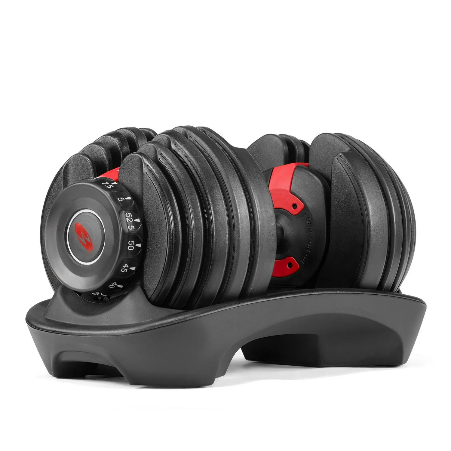Bowflex SelectTech 552 Adjustable Dumbbell, Single, Black, 5-52.5 lb - 100748 Bowflex SelectTech 552 Adjustable Dumbbell, Single, Black, 5-52.5 lb - 100748