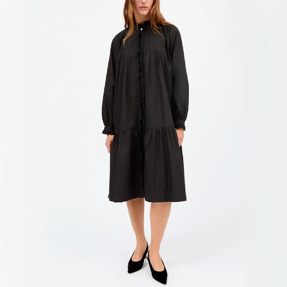 Skall Studio - Robe Chemise Lulu - Noir