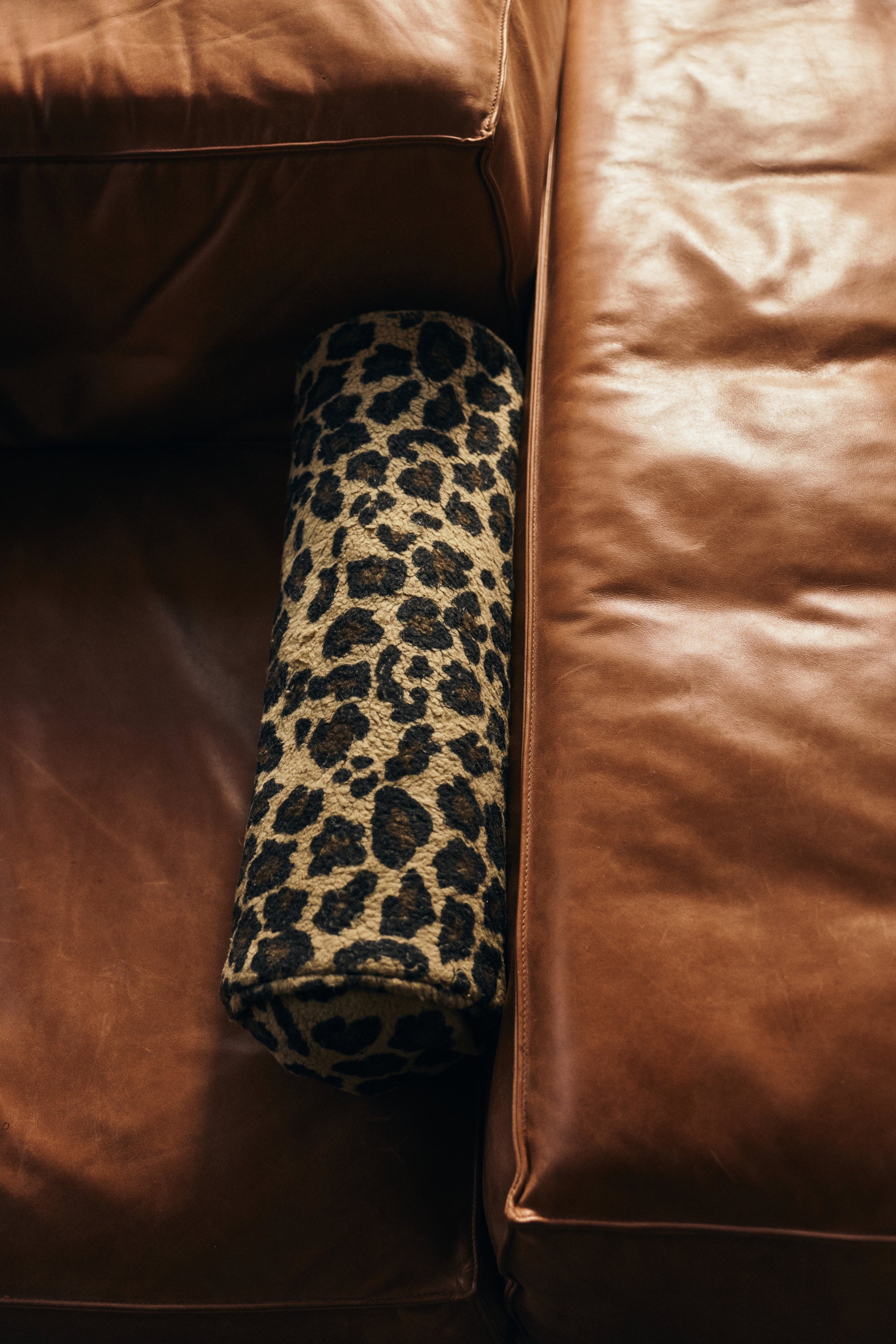 HKliving Bolster Sierkussen 13 x 50 cm - Panther