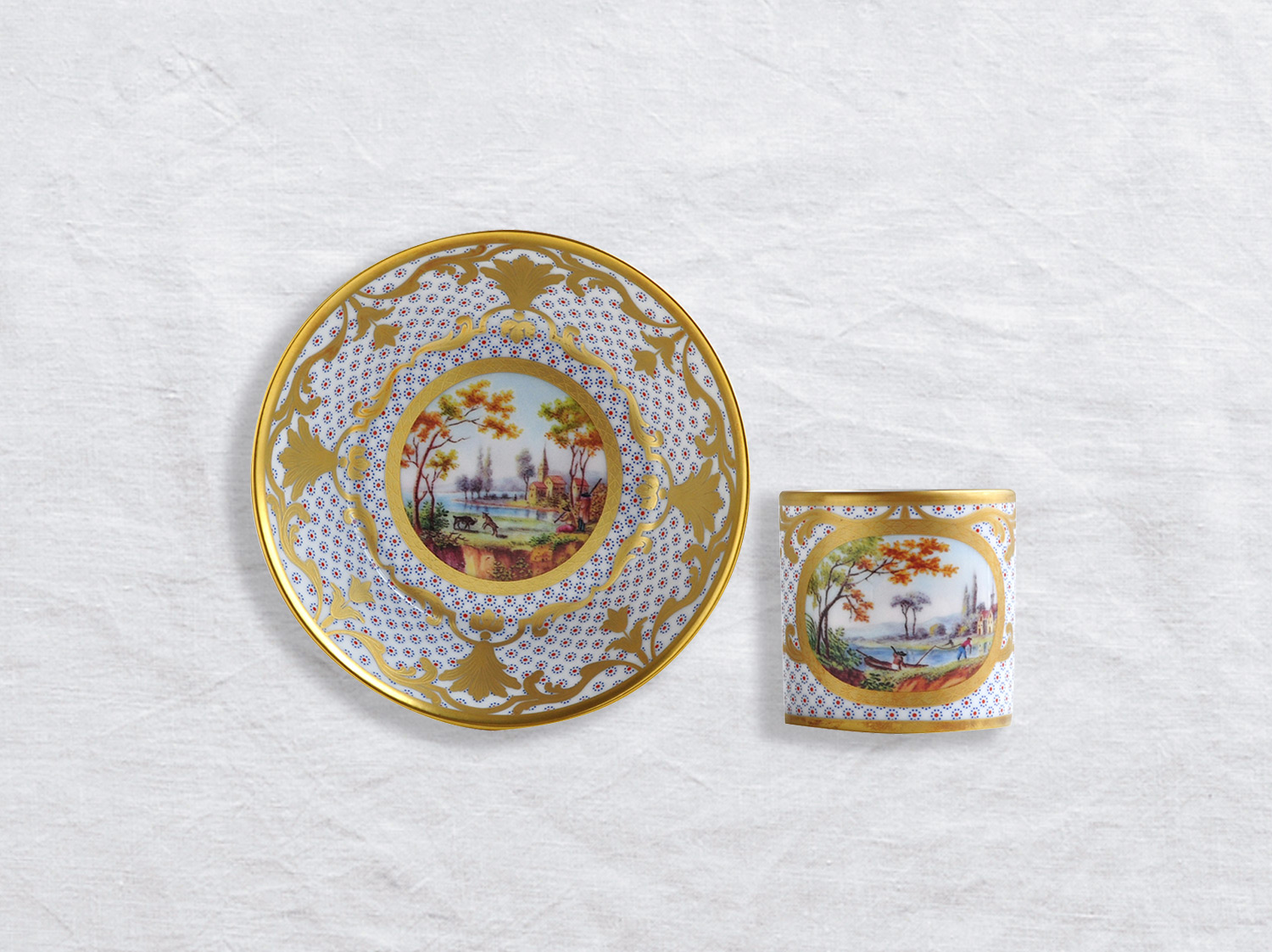 Tasse et soucoupe litron