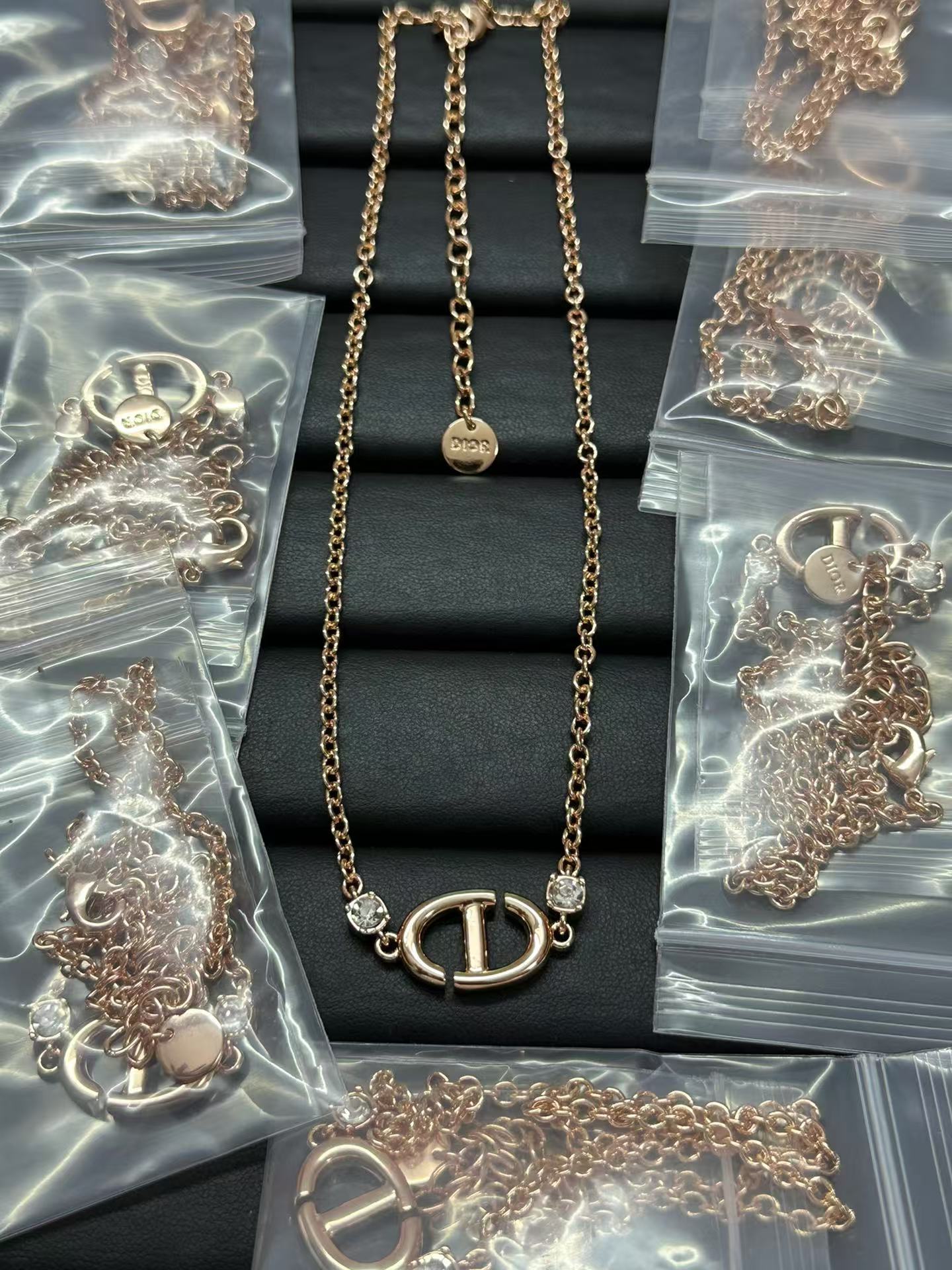 Dior CD Navy Necklace - Original Replica Club