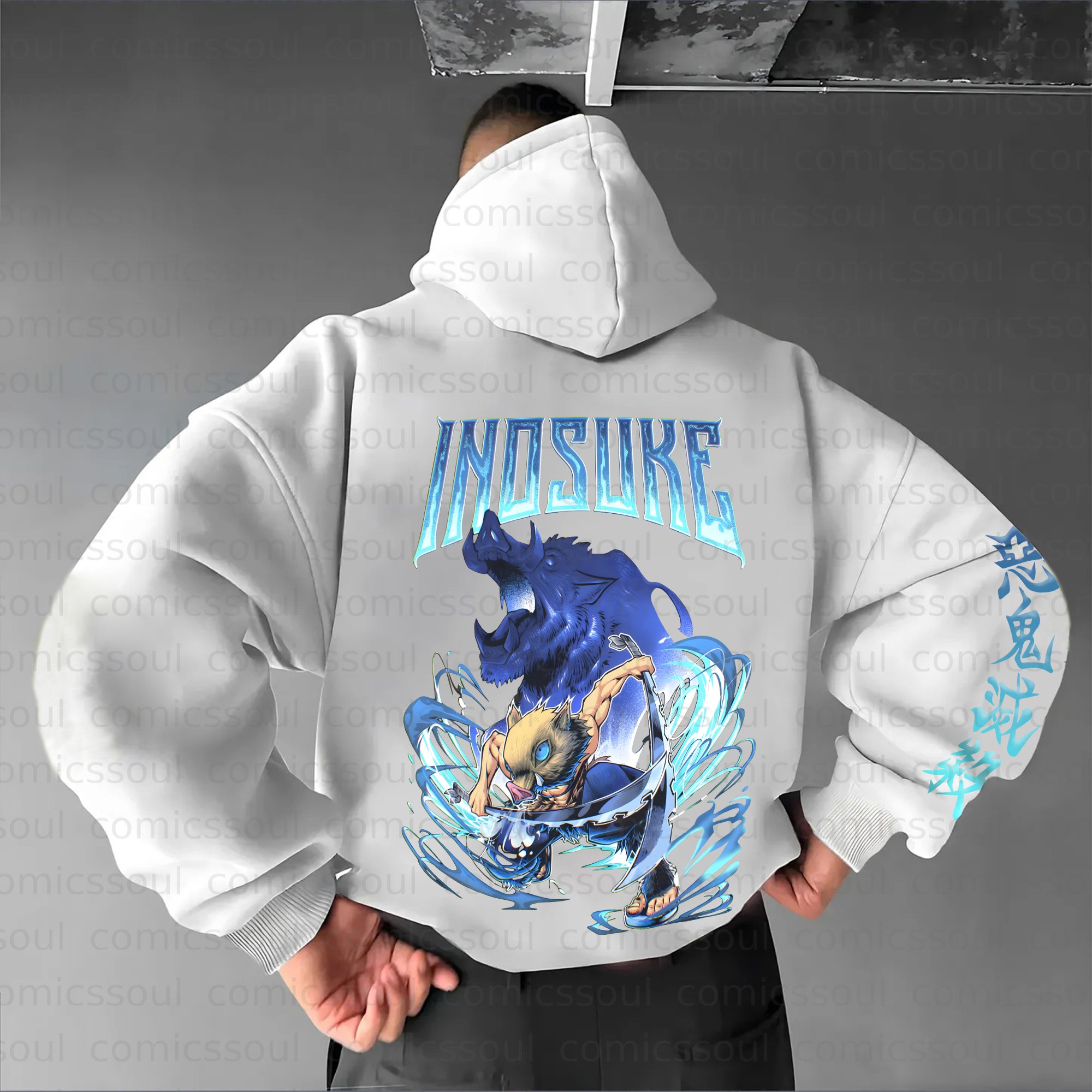 Unisex Anime Graphic Streetwear Vintage Hoodie丨Comicssoul