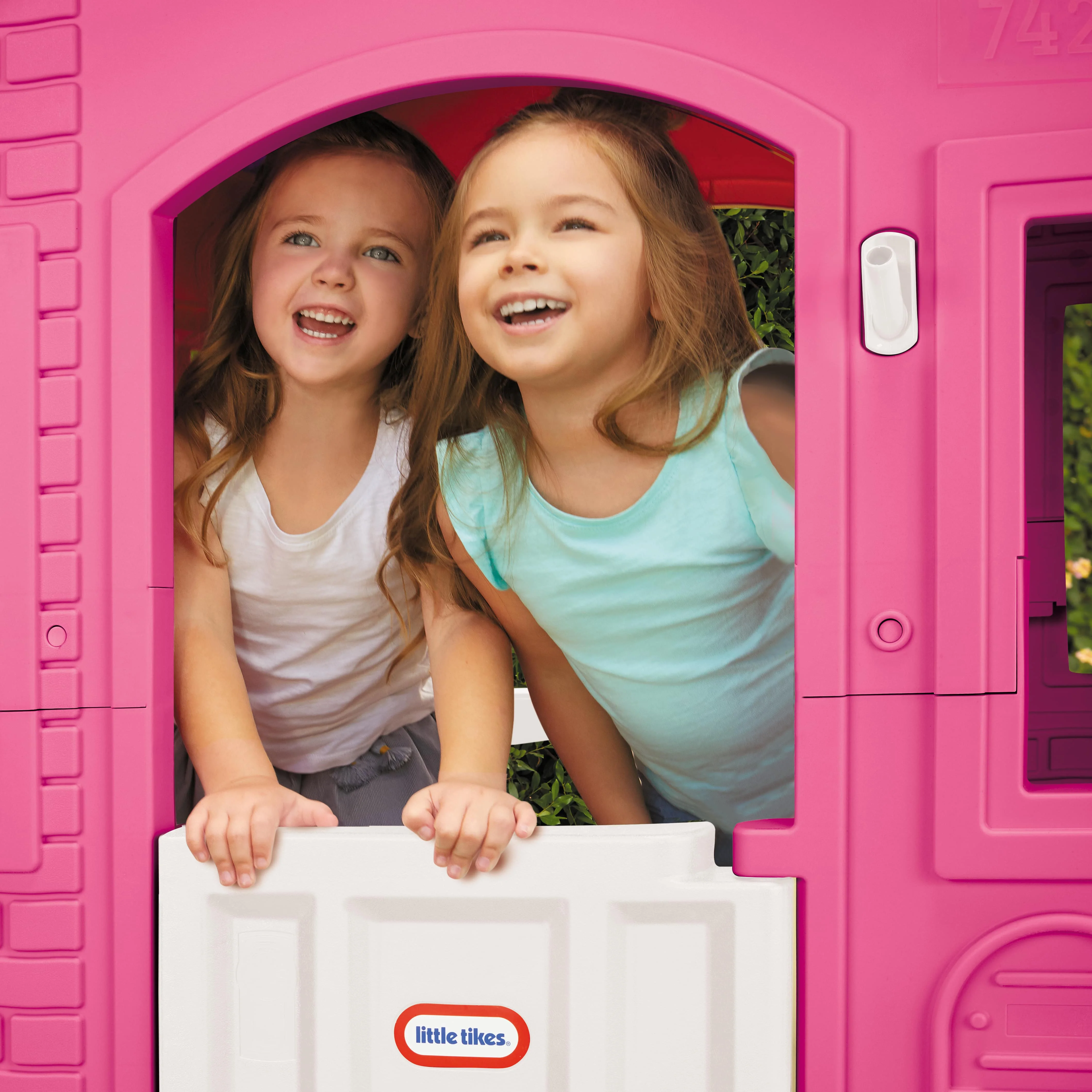 Little Tikes Cape Cottage House, Pink - Pretend Playhouse with Working Doors, Window Shutters, and Flag Holder, for Kids 2-8 Years Old - Image 7
