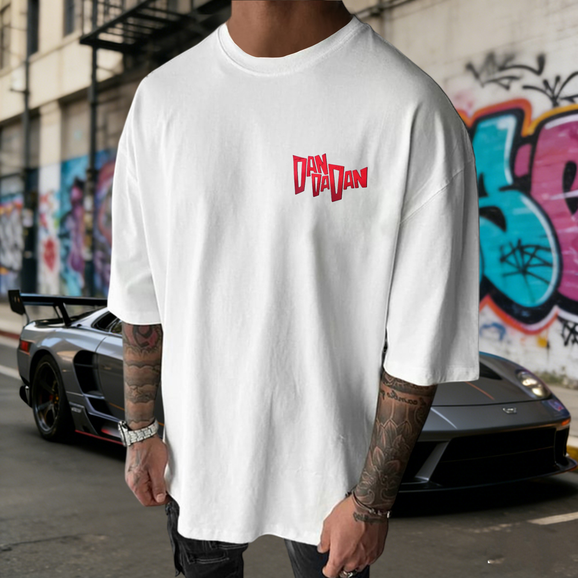 DANDADAN Cotton Unisex Round Neck Anime T-shirt TeeThreads Sustain the Scene with Custom Apparel