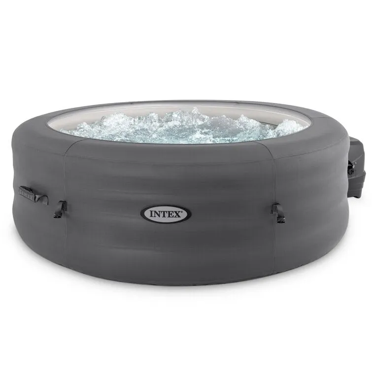 Intex Simplespa 4 Person Inflatable Portable Hot Tub W/ Energy Efficient Cover