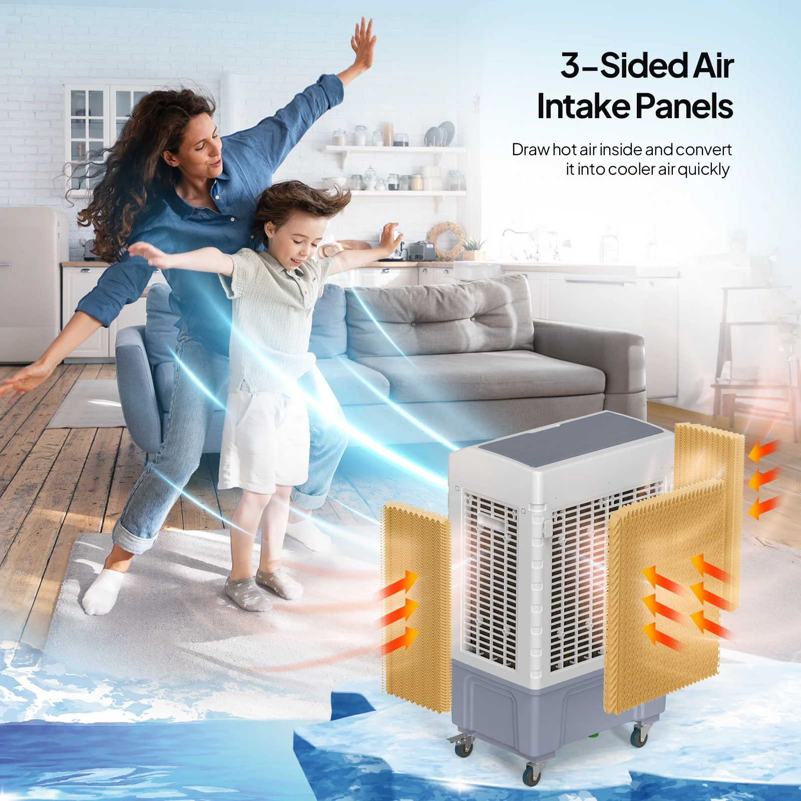 ROVSUN Portable Air Conditioners, White - Image 8