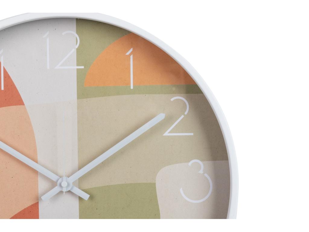 Reloj Pared Metal Blanco 40x4,5x40 Cm