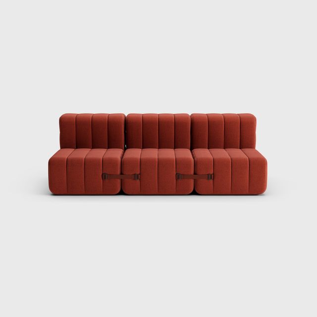Curt-Set 6 - e.g. Flexibele 3-zitter - Dama - 0058 (Rood)