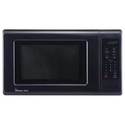 Magic Chef 0.9 cu ft Countertop Microwave Oven in Black