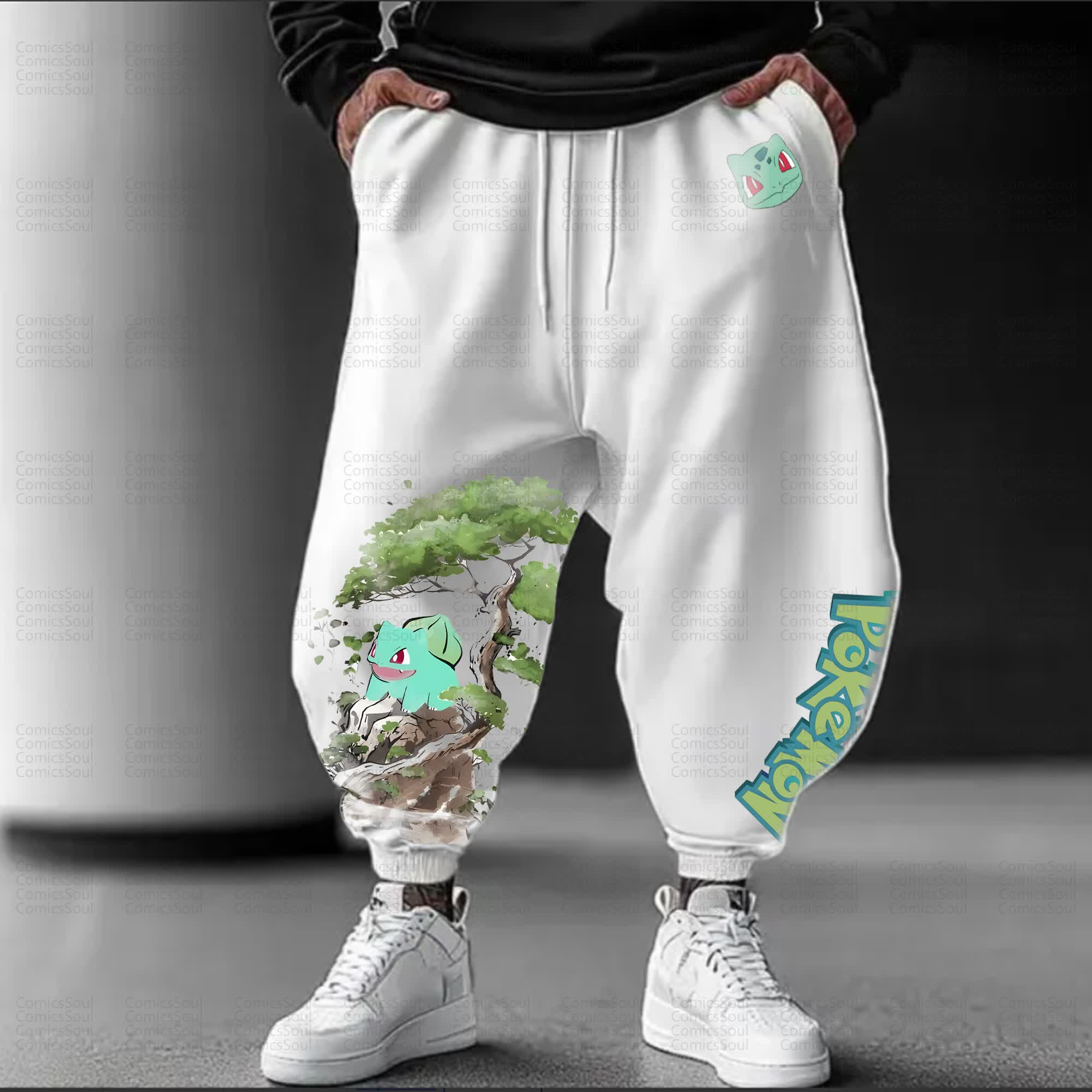 Unisex Anime Inspired Vintage Pants丨Comicssoul