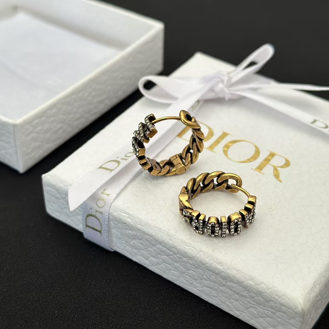 Dior JADIOR Hoop Earrings Ring - Two Wear Ways - Original Replica Club