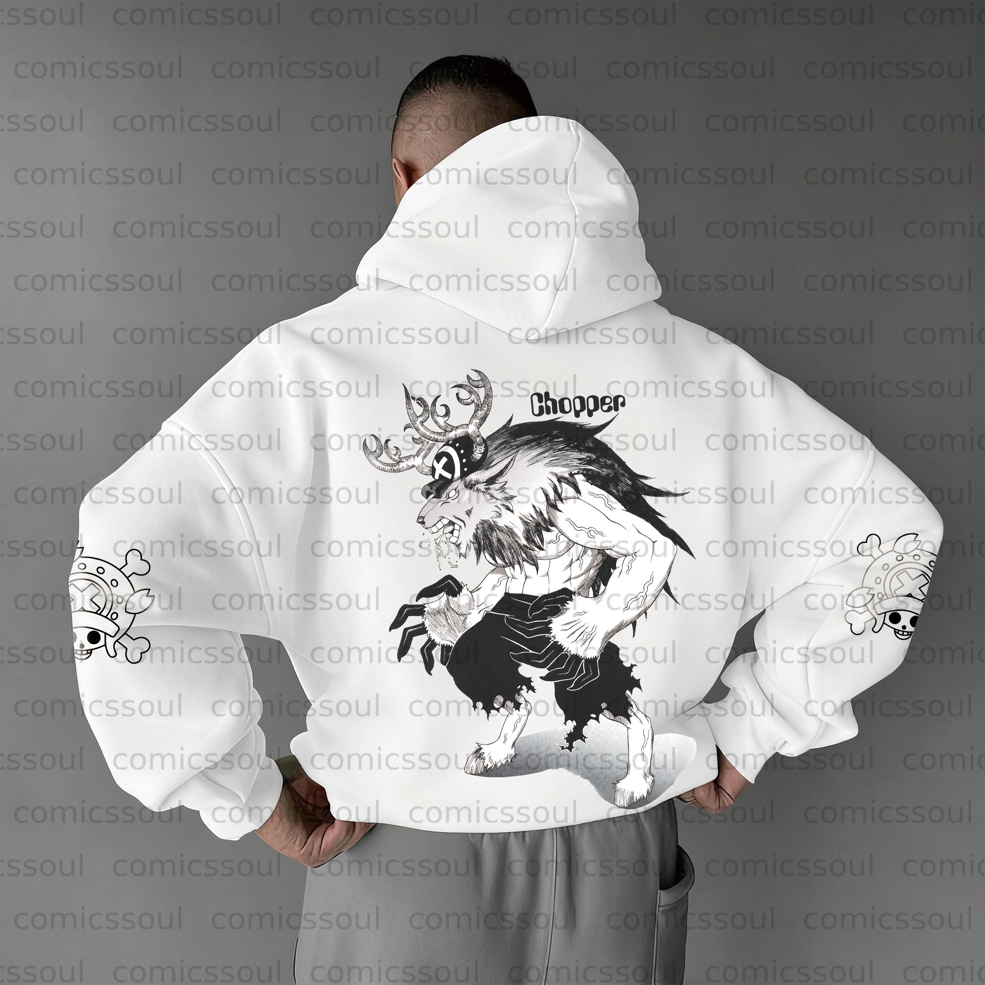 Unisex Anime Graphic Streetwear Vintage Plush Hoodie