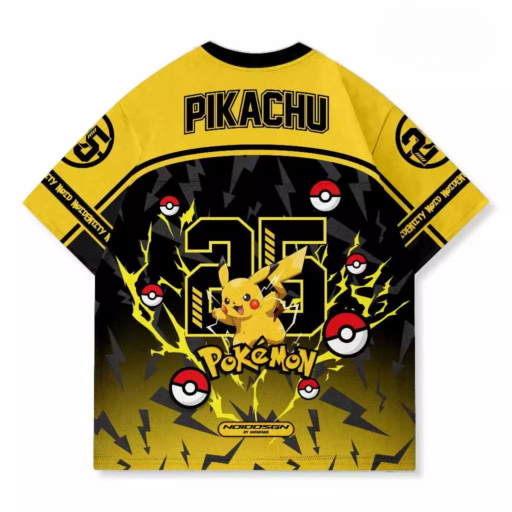 Pokémon Anime Football Jersey TeeThreads Sustain the Scene with Custom Apparel