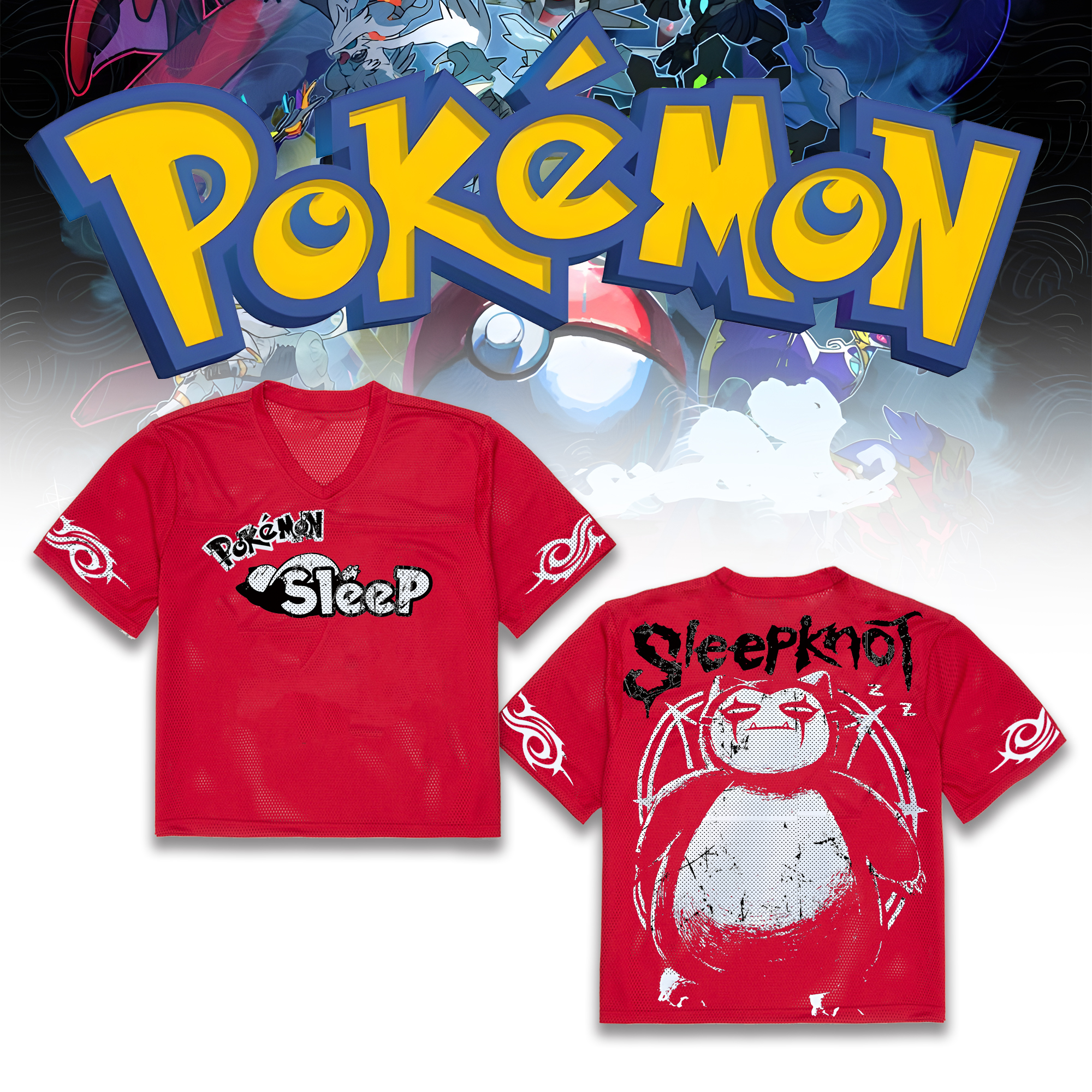 Unisex  “Comicssoul” Anime Style Retro I Mesh T-Shirt