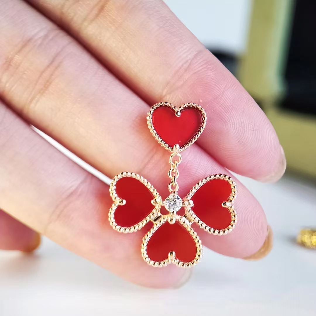 VCA Sweet Heart Earrings - Original Replica Club