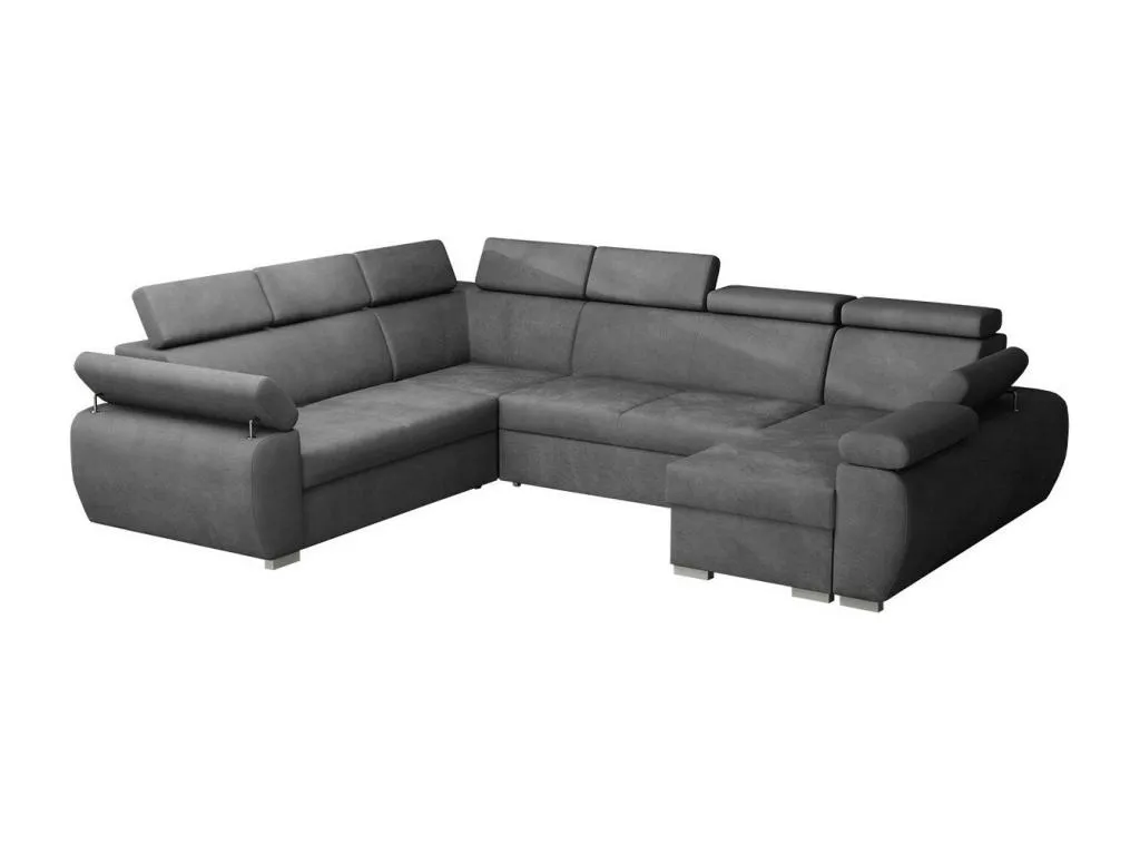 Sofá rinconero Micasacool 134 Gris Función de descanso Caja de ropa de cama 325x260cm