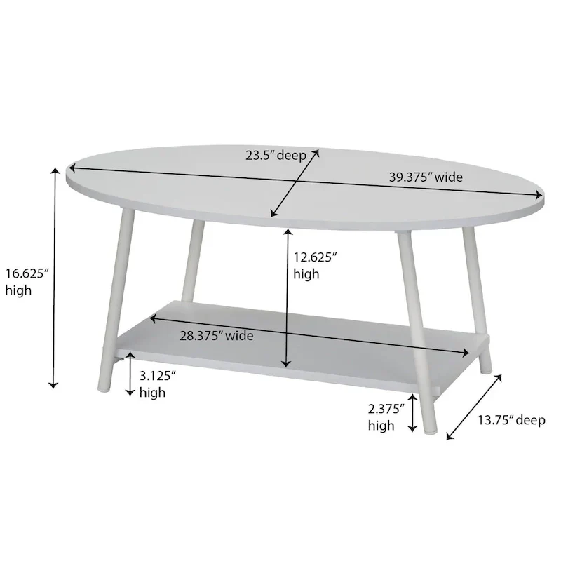 Essential Coffee Table with Storage Shelf for Your Home