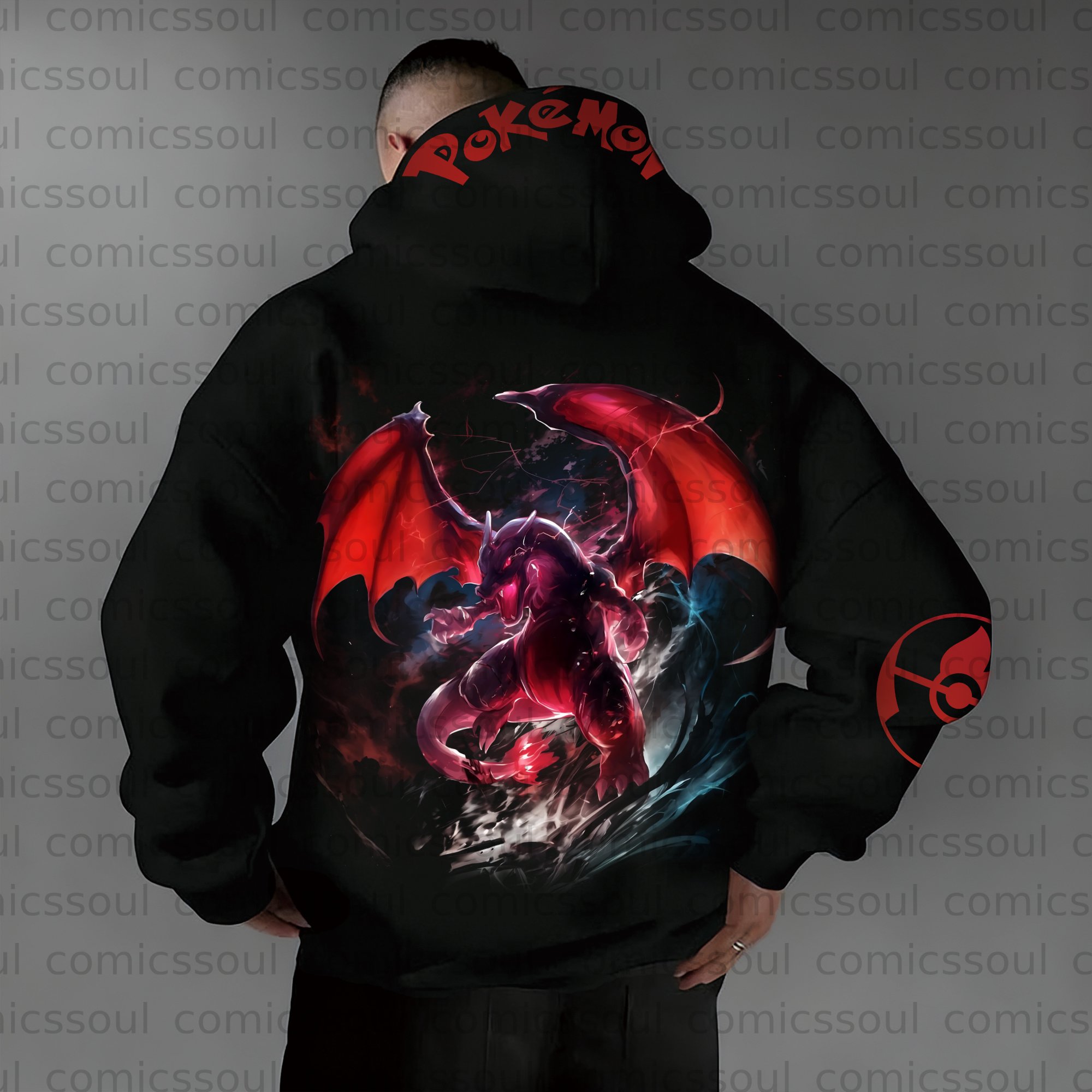 Unisex Anime Graphic Streetwear Wintage Plush Hoodie