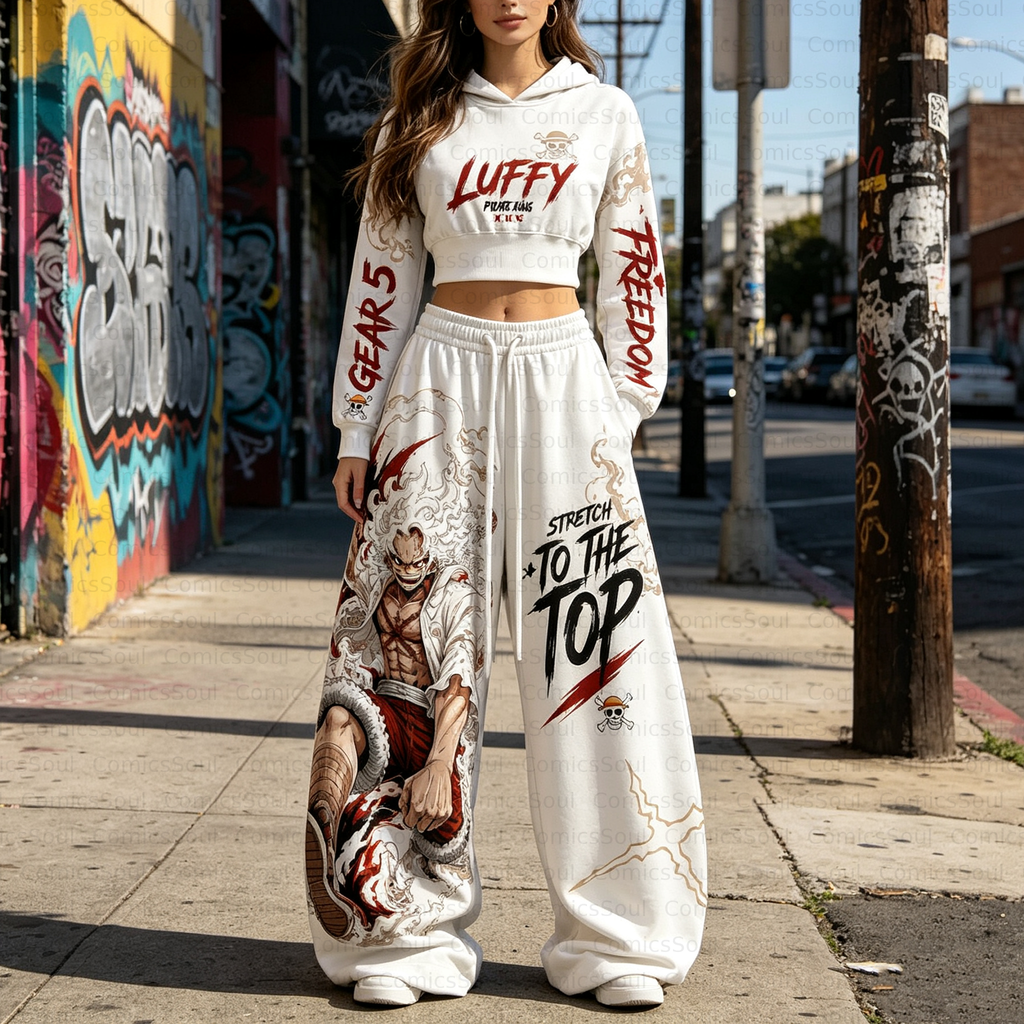 One Piece Hoodie & Pants Two Piece Tracksuit Set 3051004 TeeThreads Sustain the Scene with Custom Apparel