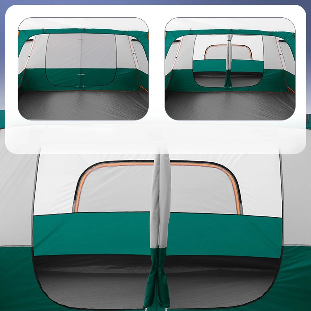 Eccomum 12-Person Family Cabin Tent with Divided Curtains - Image 18